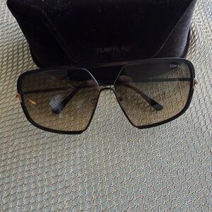 Tom Ford Black and Gold Sunglasses